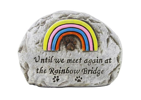 Rainbow Bridge Pet Stone