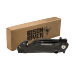 Bison River Black Rescue Knife