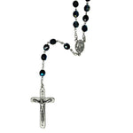 Rosary with Jet Crystal Beads