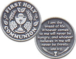 First Communion Pocket Coin with Verse