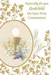 Godchild Communion Card