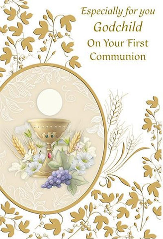 Godchild Communion Card