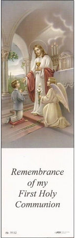 Boy's Communion Bookmark