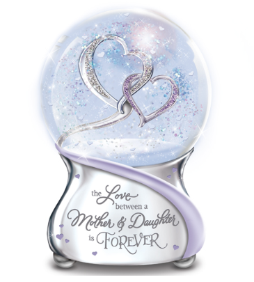 Mother/Daughter Glitter Globe