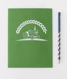 Green Tractor Pop Up Greeting Card