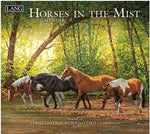 Horses in the Mist Lang 2025 Calendar