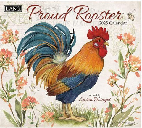 Proud Rooster Lang 2025 Calendar