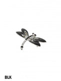 Black Dragonfly Brooch