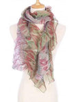 Shimmer Greenish Purple Scarf