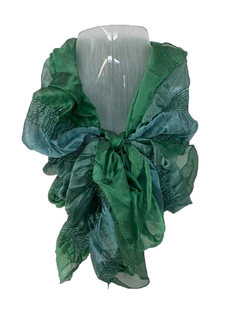 Shimmer Green Scarf