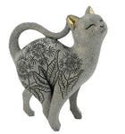 Cat with Gold Ears Figurine