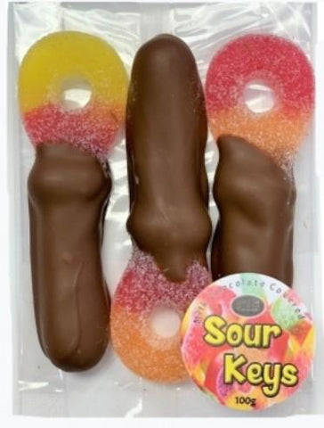 Chocolate Dipped Sour Keys