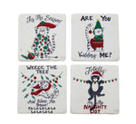 Christmas Cat Coasters