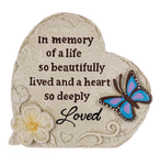 Memorial Butterfly Heart