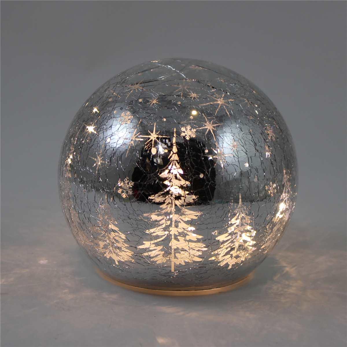 LED Crackle Glass Trees