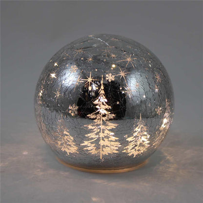 LED Crackle Glass Trees