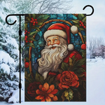 Santa Garden Flag