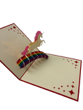 Unicorn Pop Up Greeting Card