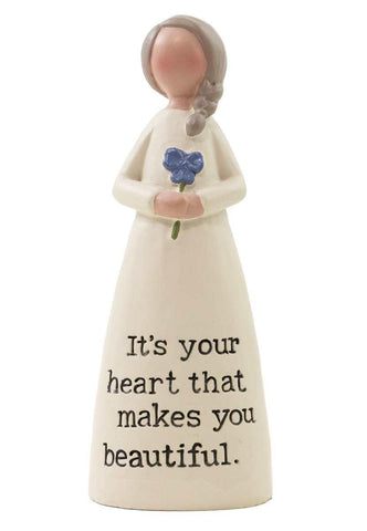 Its Your Heart That Makes You Beautiful Figurine