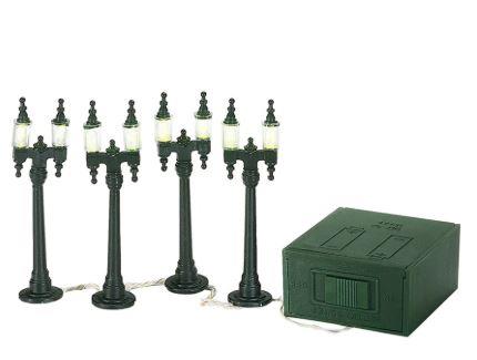 D56 Village Double Street Lamps