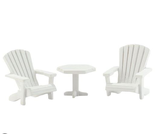 D56 Picket lane tables & chairs