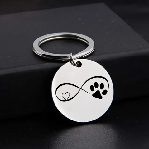 Paw Infinity Love Pet Keytag