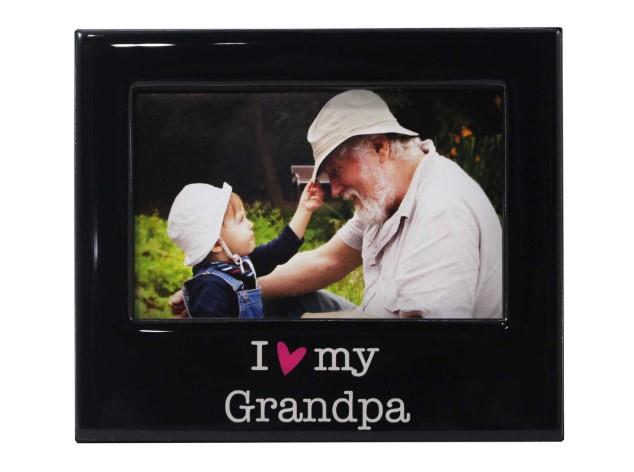 I Heart Grandpa Photo Frame