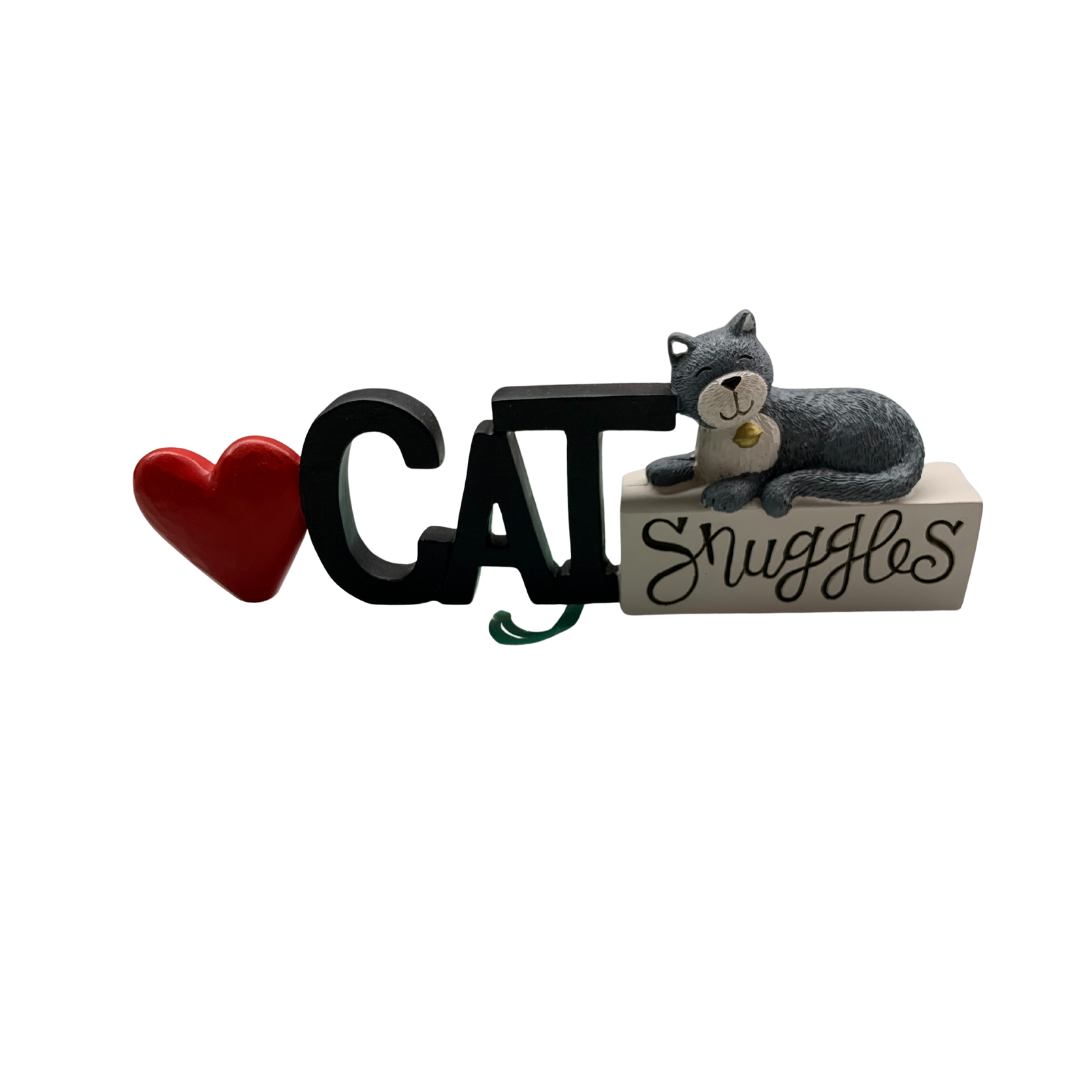 Cat Snuggles Figure