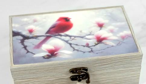 Cardinal Keepsake Box