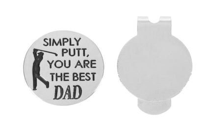 Terrific Dad Hat Clip with Ball Marker