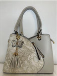 Dove Grey Large Purse