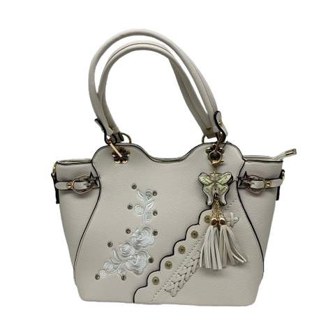 Large Cream Purse