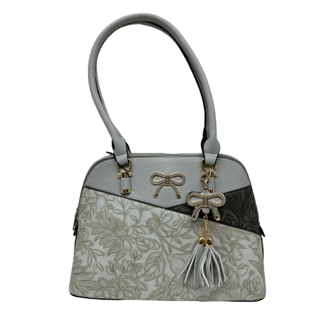 Tri-tone Grey Purse