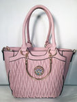 Pink Purse with Rhinestone Detail