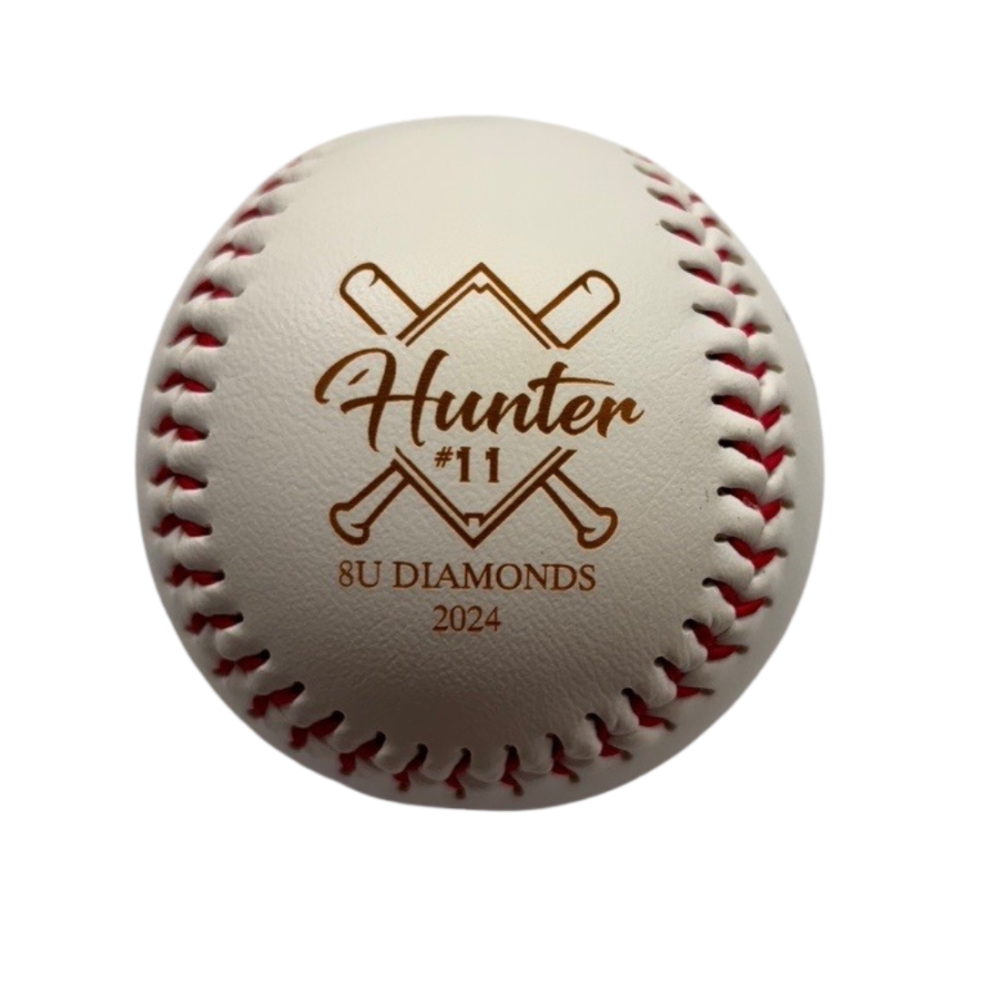 Laser Engraving on Baseball