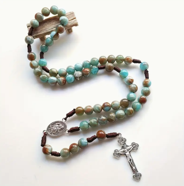 Turquoise-Style Rosary