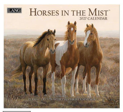 Lang Calender 2027 "Horses in the Mist"