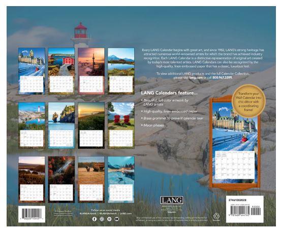 2027 Lang Calendar - Oh Canada