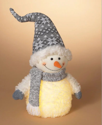 Light-up snowman