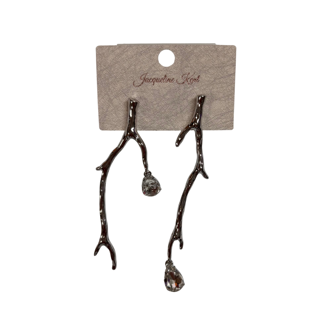 Silver Branch Earrings