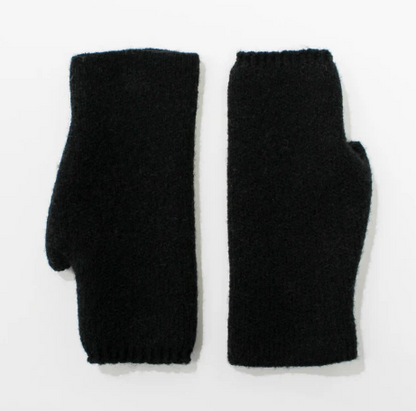 Fingerless Black Gloves