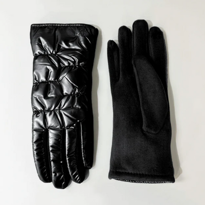 Puffer Black Gloves