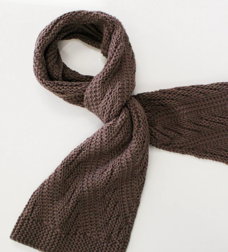 Mink Coloured Knit Scarf