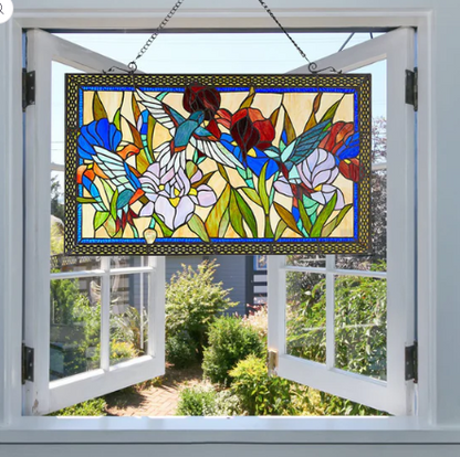 Hummingbird Window Panel