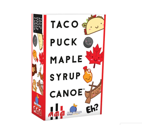 Taco Puck Maple Syrup Canoe Card Game – Canadian Pattern & Speed Game – Ages 8+