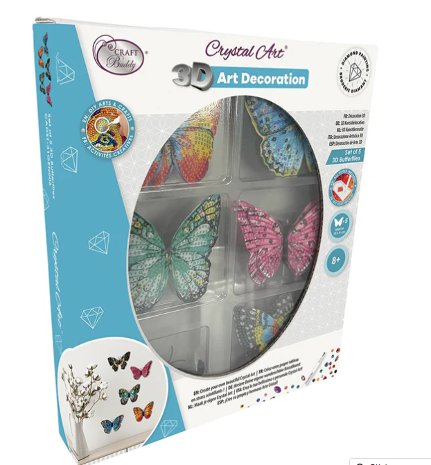 Diamond Art Butterfly Kit