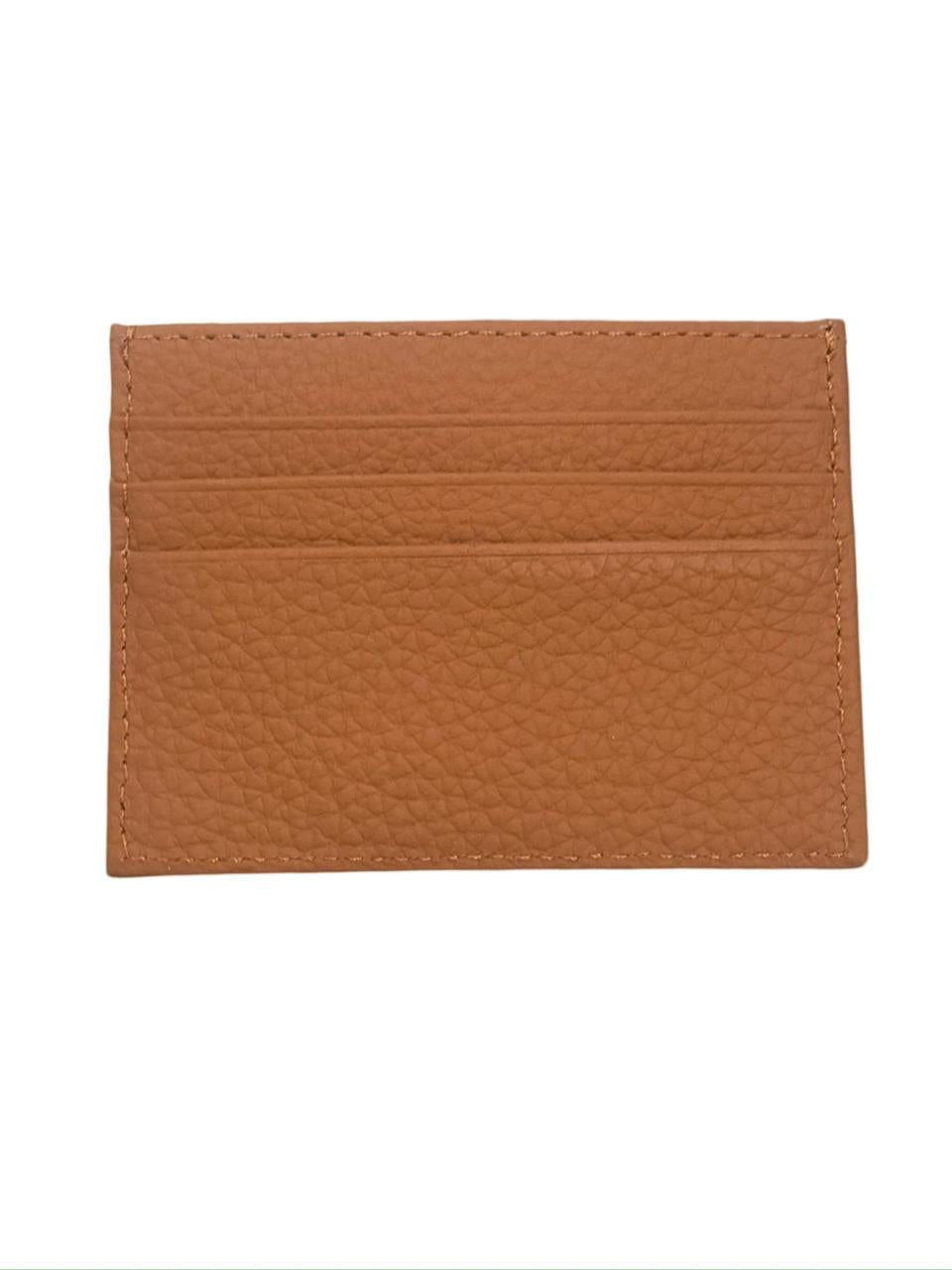 Slim Tan Card Holder