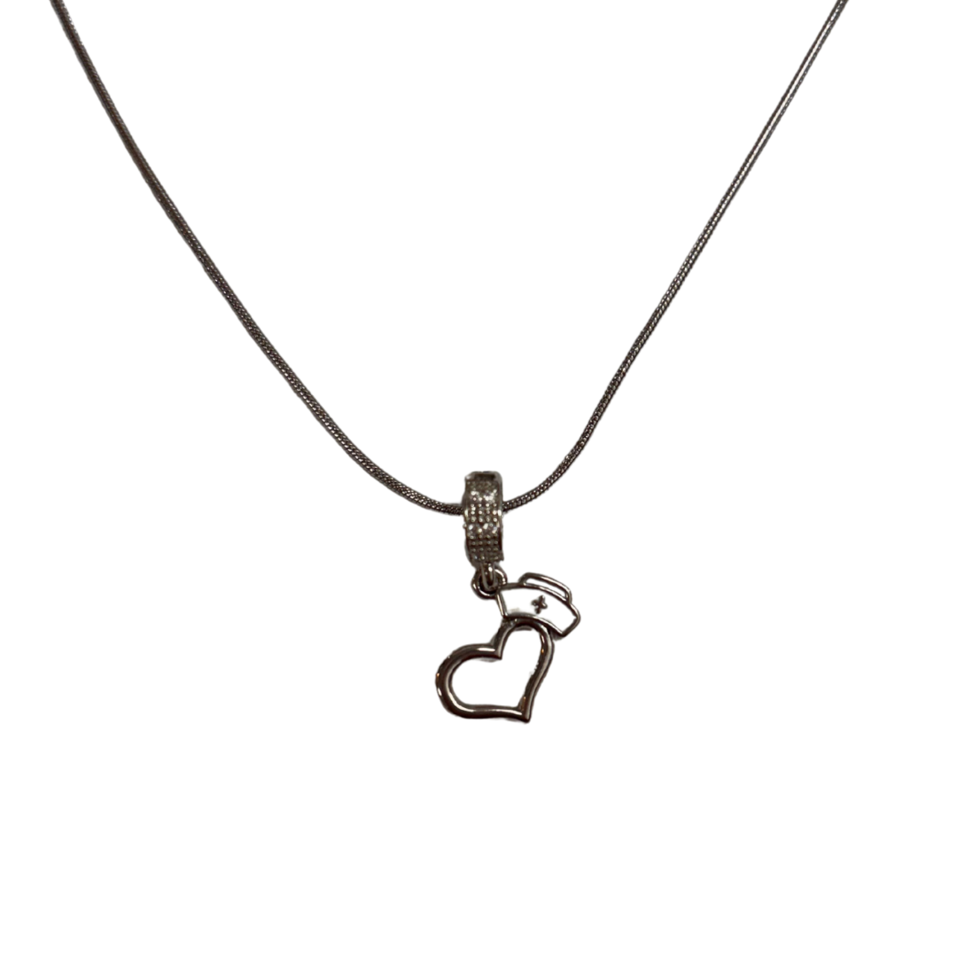 Nurse Necklace - Silver Finish