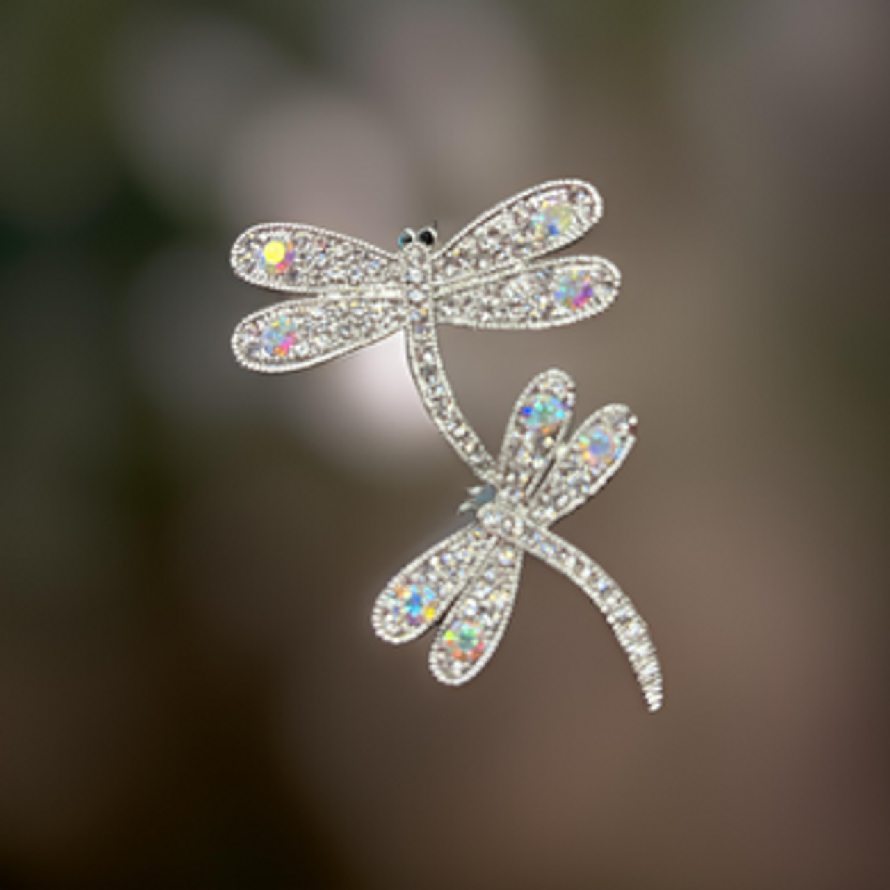 Double Dragonfly Brooch