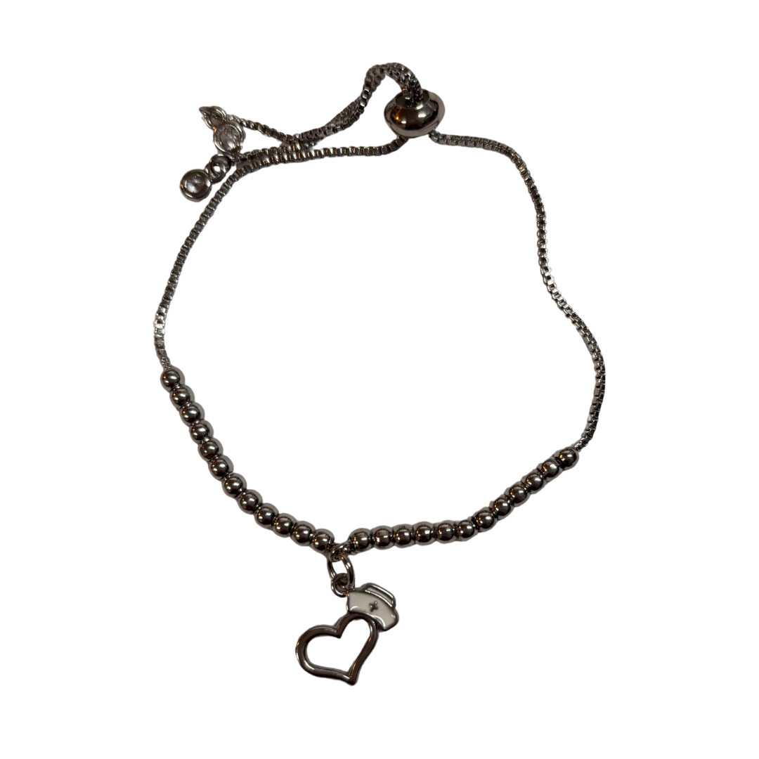 Nurse Bracelet - Silver-Tone